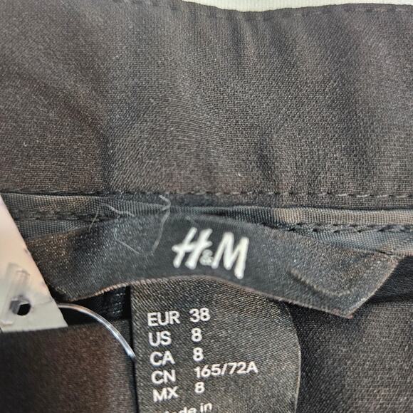 H & M Women's Dress Career Pant Black Size 8 NWT - Picture 4 of 7